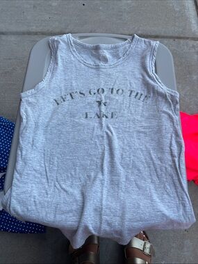 Gap Sleeveless Tank — "Let’s Go to the Lake"